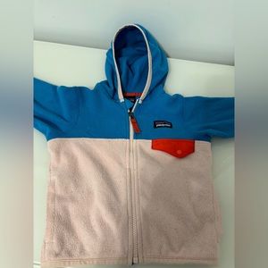 Patagonia micro d snap t fleece jacket 6-12 months
